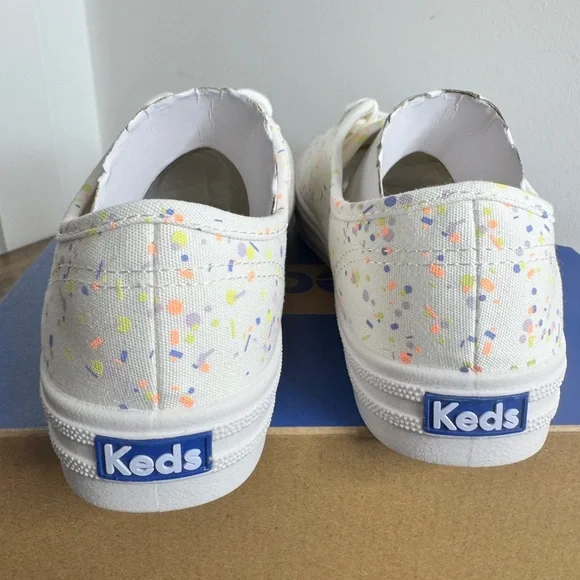 Keds Breezie Confetti Canvas Sneakers White - Picture 9 of 13